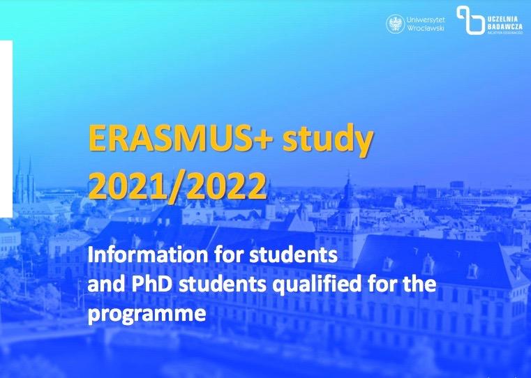 Erasmus+ Studies | International Office